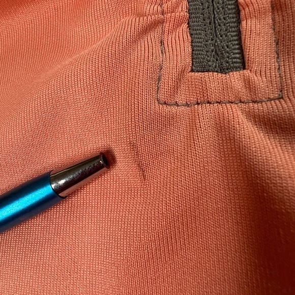 HARLEY DAVIDSON Performance Long Sleeve Half Zip Shirt Top Orange Women's XL - Picture 15 of 16